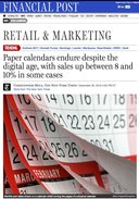 Finanical Post Retail & Marketing Article Calendars