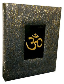 Hindu OM Symbol Gold Mirror
